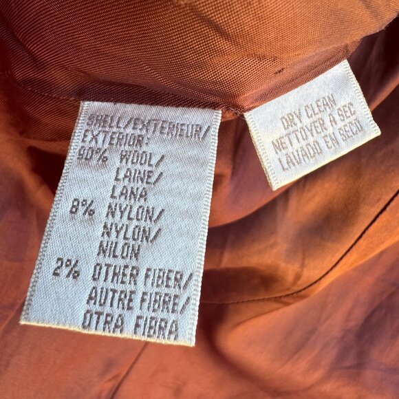 Jones New York Vintage Womens Brown Gray Tweed Wool Blend Boucle Jacket Blazer 1 - Picture 4 of 13